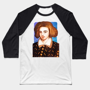 English Playwright Christopher Marlowe illustration Baseball T-Shirt